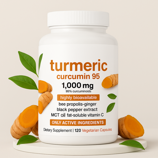 Turmeric Curcumin with Black Pepper & MCT Oil – 120 Capsules