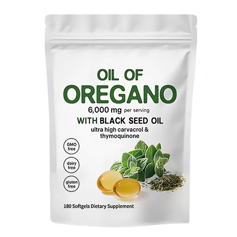 Oil of Oregano with Black Seed Oil - 180 Softgels